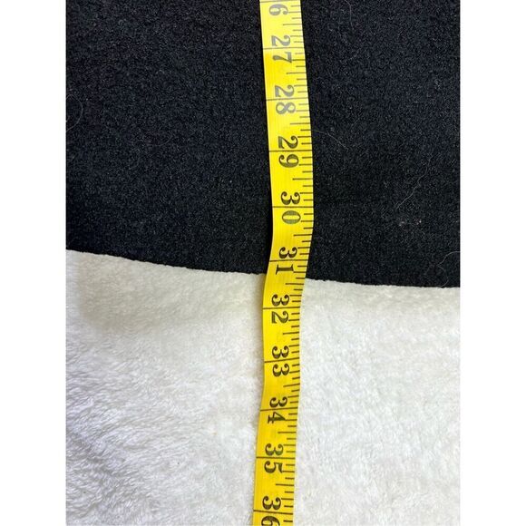 Blanc Noir coat jacket women’s Large black wool blend 4 button collared - Picture 8 of 13